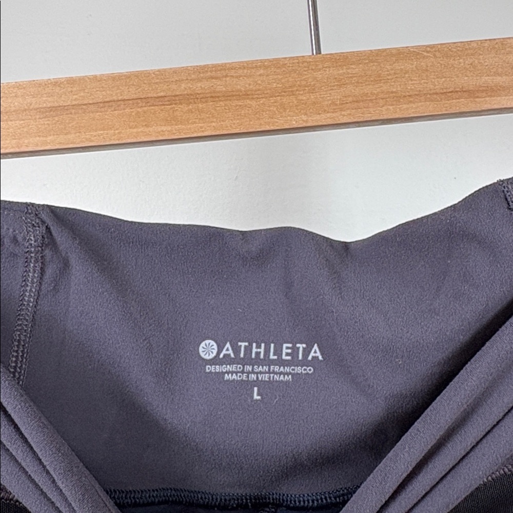 Athleta Elevation Women's Black, Navy Blue,  Gray Leggings - Picture 3 of 4